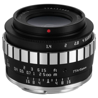 TTArtisan 23mm f/1.4 Fujifilm X (Black & Silver)